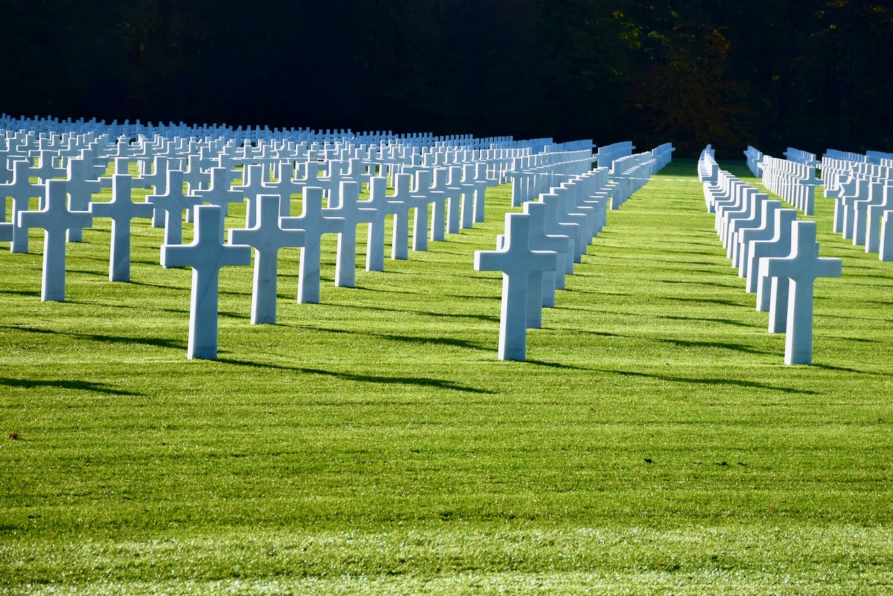 The American cemetery in Luxembourg