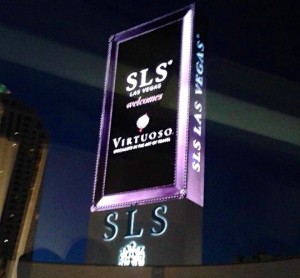 SLS Virtuoso Sign Vegas