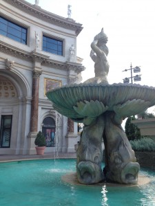 Vegas Caesar's Fish Fountain