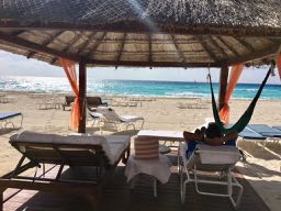 Ritz Cancun Beach Cabana